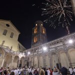 SAL - 21 08 2018 Salerno Duomo. Alzata del panno di San Matteo. Foto Tanopress