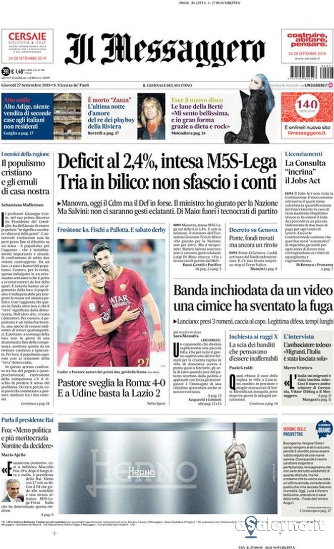 il_messaggero-2018-09-27-5bac357451bd0