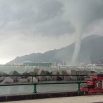 Tromba Marina colpisce il porto di Salerno, novembre 2018