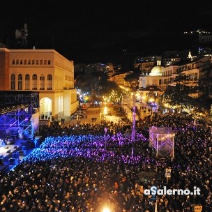 sal - 01 01 2019 capodanno in piazza a salerno. foto tanopress