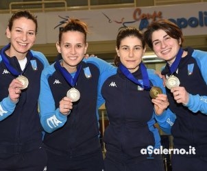 ITALIA Sciabola femminile Terzo posto ATENE2019