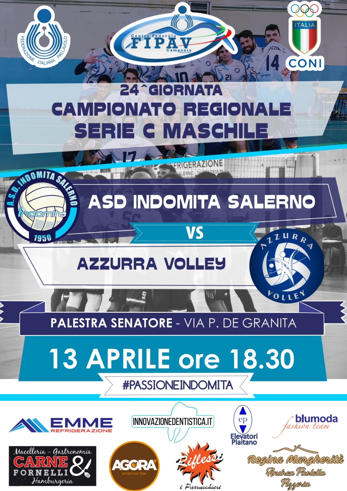 Locandina Indomita - Azzurra Volley