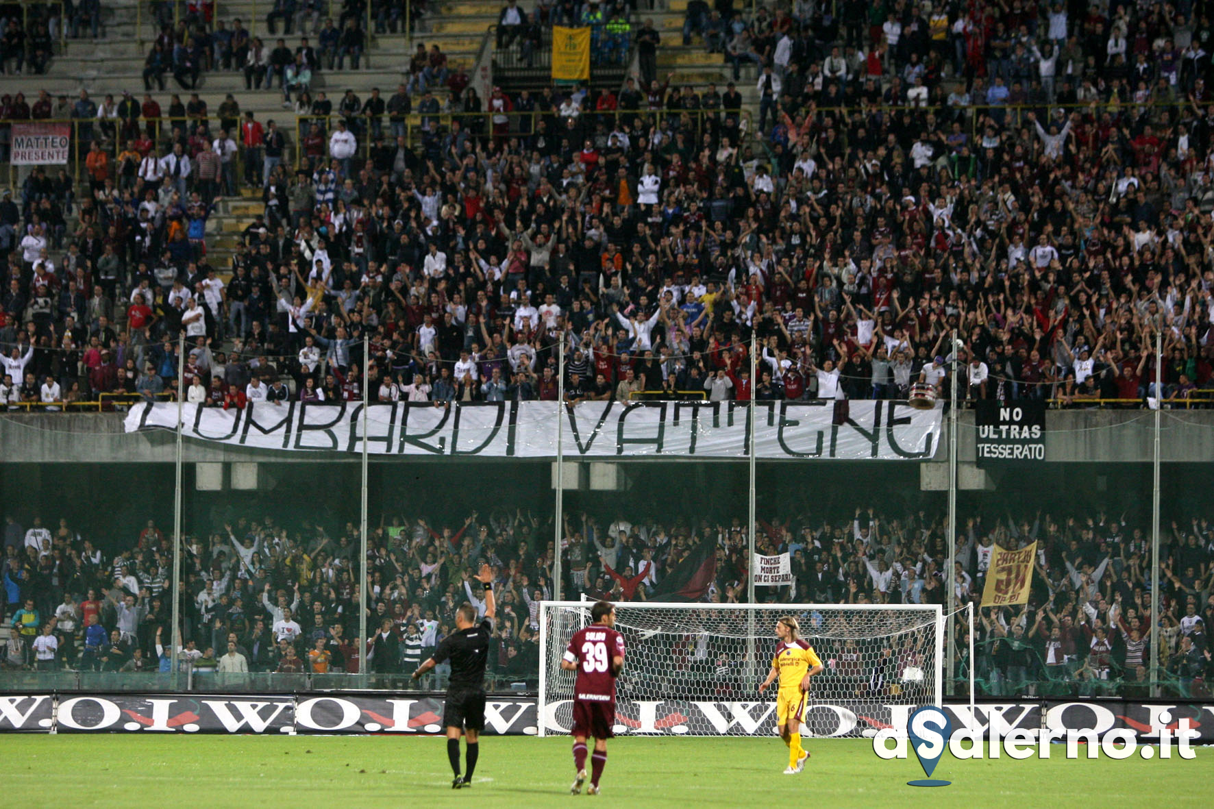 sal : salernitana - cittadella campionato serie B 2009-10 Nella foto tifosi granata Foto Tanopress