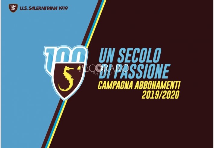 “Un Secolo di Passione” la Salernitana lancia la Campagna Abbonamenti: Curva a 135€ - aSalerno.it