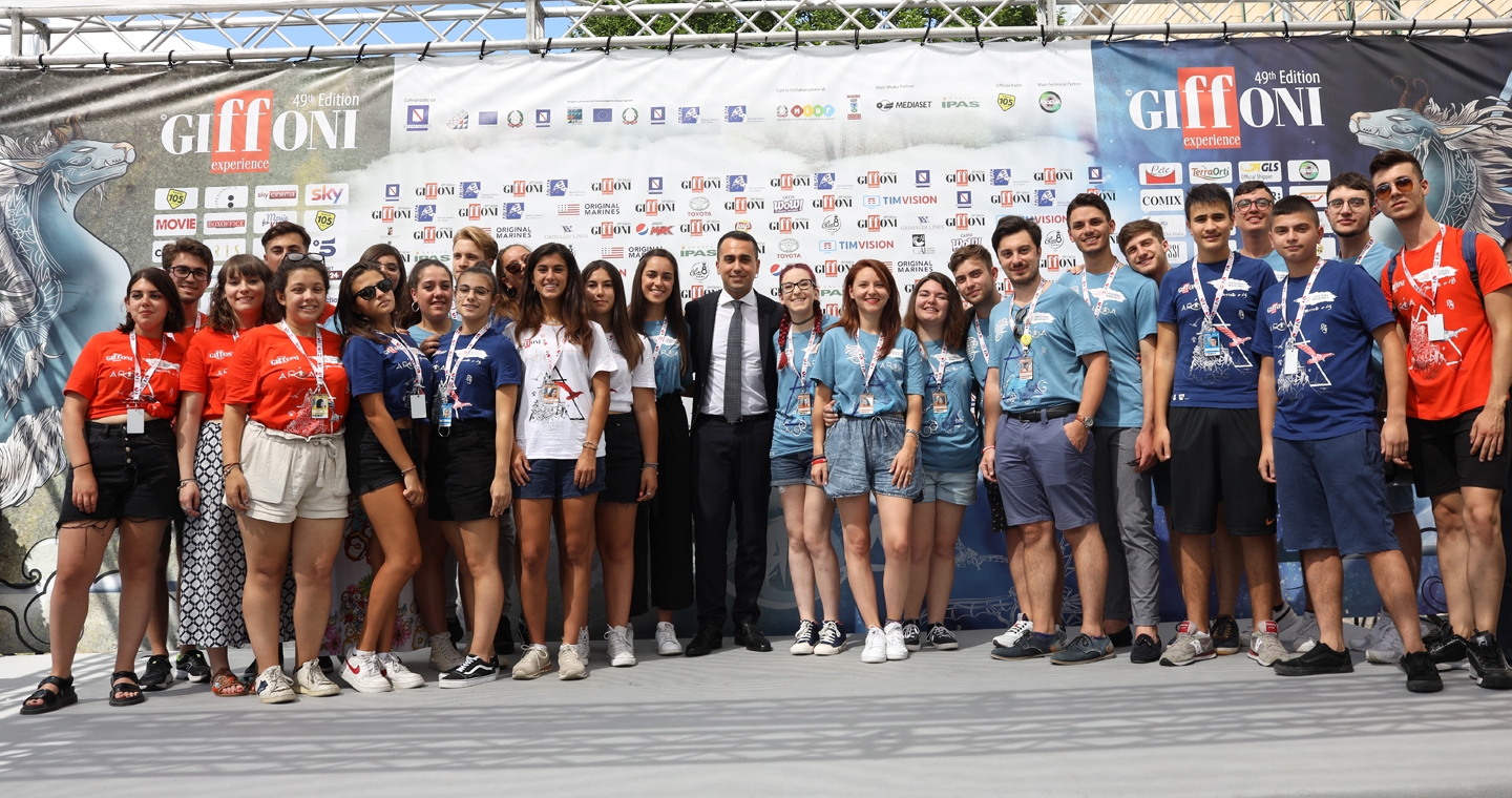 A #Giffoni2019 il Vicepremier LUIGI DI MAIO