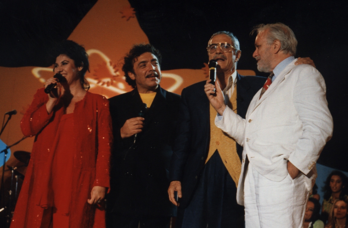 manfredi_laurito_decrescenzo sul palco dello charlot