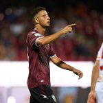 sal - 11 08 2019 Salernitana - catanzaro tim cup. nella foto esultanza kyine