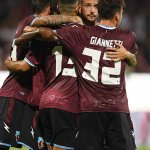 sal - 11 08 2019 Salernitana - catanzaro tim cup. nella foto esultanza kyine