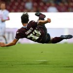 sal - 11 08 2019 Salernitana - catanzaro tim cup. nella foto gol giannetti