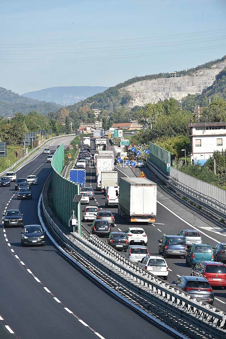 SAL - 14 10 2019 Salerno. Traffico Raccordo SA AV. Foto Tanopress