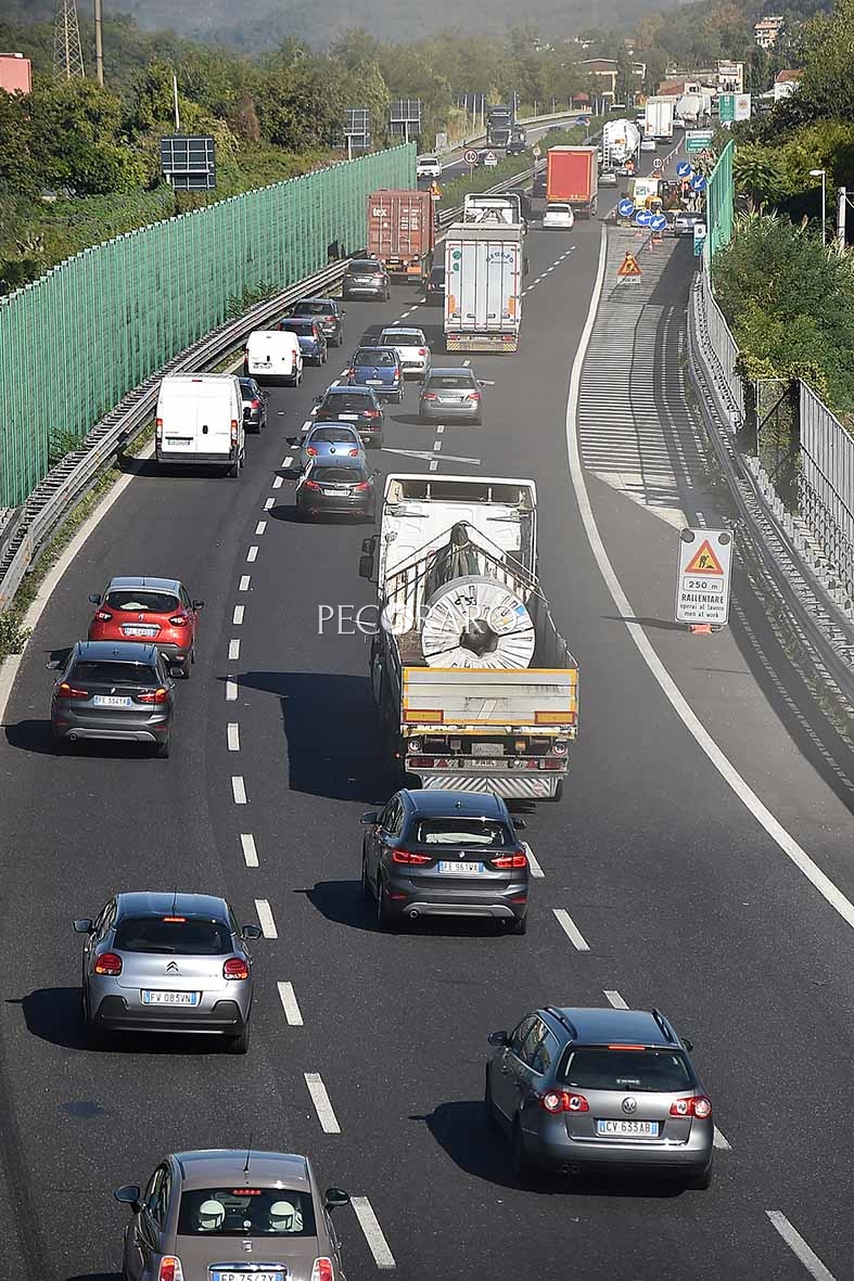SAL - 14 10 2019 Salerno. Traffico Raccordo SA AV. Foto Tanopress