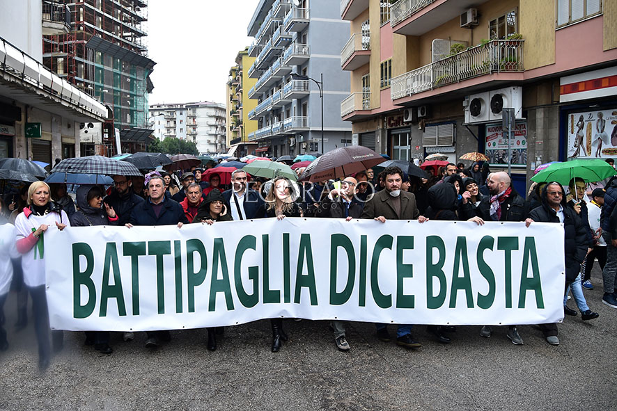 SAL - 06 12 2019 Battipaglia. Corteo Battipaglia dice Basta. Foto Tanopress
