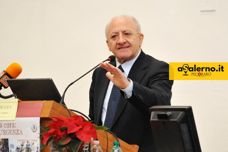 Vaccini, De Luca detta la linea: “In Campania no Astrazeneca e J&J sotto i 60 anni” - aSalerno.it