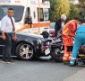 incidente moto auto via allende