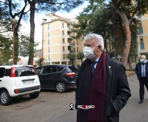 Sopralluogo del sindaco Vincenzo Napoli in via Premuda