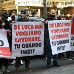 Covid ; protesta degli imprenditori e no dad