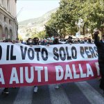 Covid ; protesta degli imprenditori e no dad