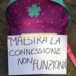 Covid, protesta No DAD foto Francesco Pecoraro