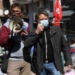 Covid, protesta No DAD foto Francesco Pecoraro