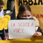 Covid, protesta No DAD foto Francesco Pecoraro