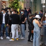 Salerno folla in città foto Francesco pecoraro/Tanopress