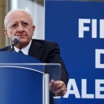 20 09 2021 Salerno. Inaugurazione Piazza della Libertà.