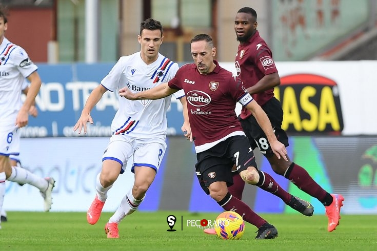 Salernitana alle corde, Samp avanti 2 a 0 (pt) - aSalerno.it