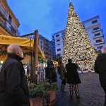 Accensioni luci d'artista natalizie. foto Francesco Pecoraro/Tanopress