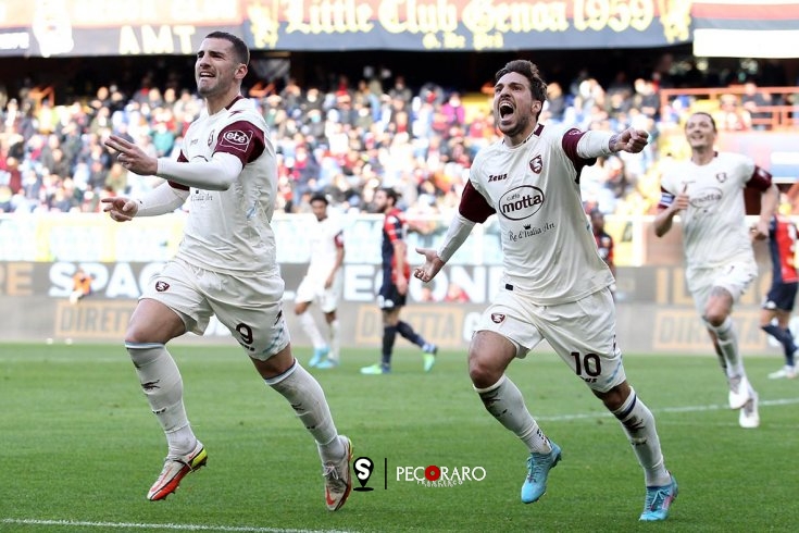 Salernitana, basta Bonazzoli: a Genova è 1-1 - aSalerno.it