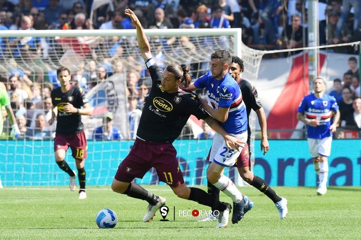 Salernitana, che sorpresa: 1 a 2 sulla Samp - aSalerno.it
