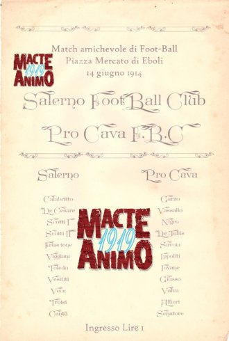 Antenata della Salernitana, ritrovato documento storico nel 1914 del Salerno Foot-Ball Club - aSalerno.it