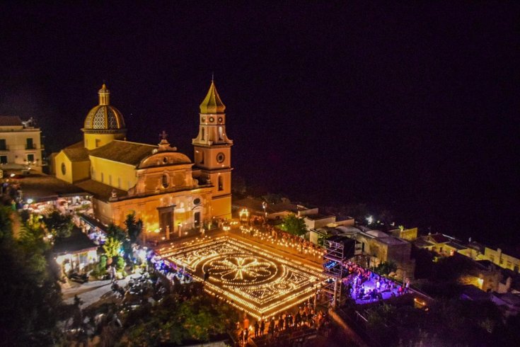Praiano, che magia: è la festa di San Domenico di Guzman - aSalerno.it
