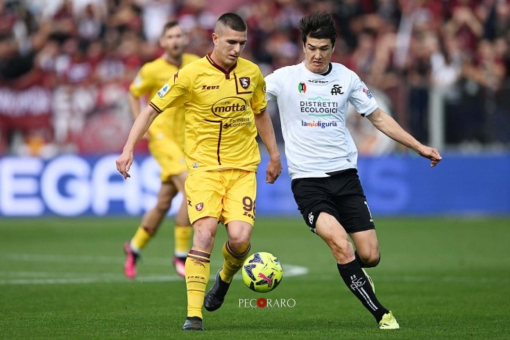 Salernitana baciata dalla fortuna, autogol Caldara: a La Spezia è 0-1 (pt) - aSalerno.it