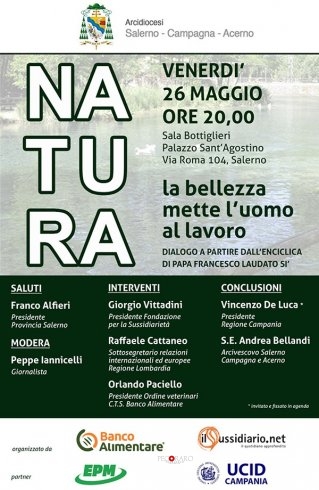 Arcidiocesi e Banco Alimentare uniti nel segno della “Natura” - aSalerno.it