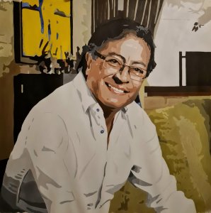 Ritratto di G. Gorga del presidente Petro