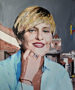 Ritratto di G. Gorga della first lady Alcocer