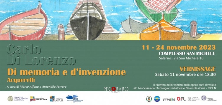 Mostra “Di memoria e d’invenzione. Acquerelli” di Carlo Di Lorenzo - aSalerno.it
