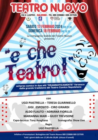 Al Teatro Nuovo la divertentissima commedia “E che teatro!” - aSalerno.it