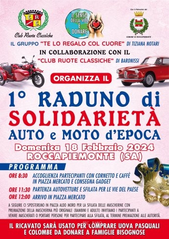 Roccapiemonte: appuntamenti con sport, auto d’epoca e solidarietà - aSalerno.it